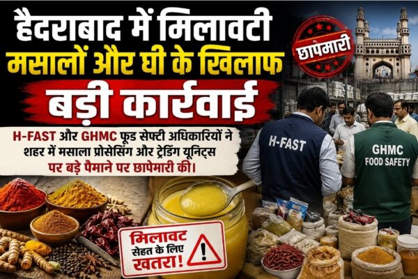 केमिकल-मिलावटी मसाले ज़ब्त #hyderabadnews