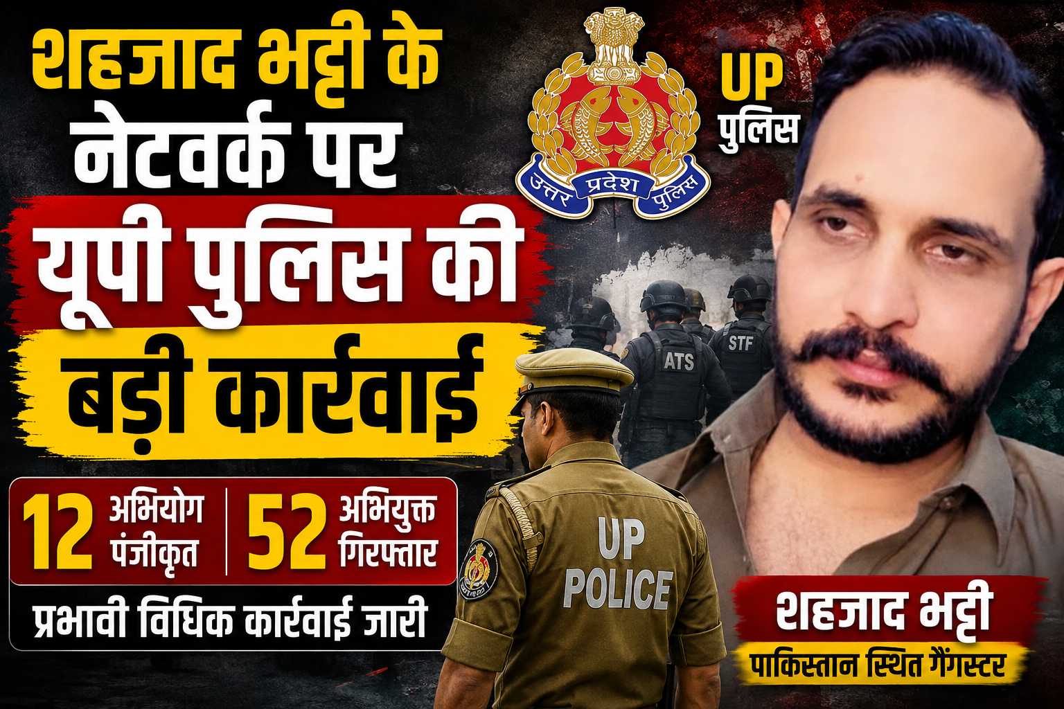 यूपी पुलिस की बड़ी कार्रवाई #tauqeerfaridi